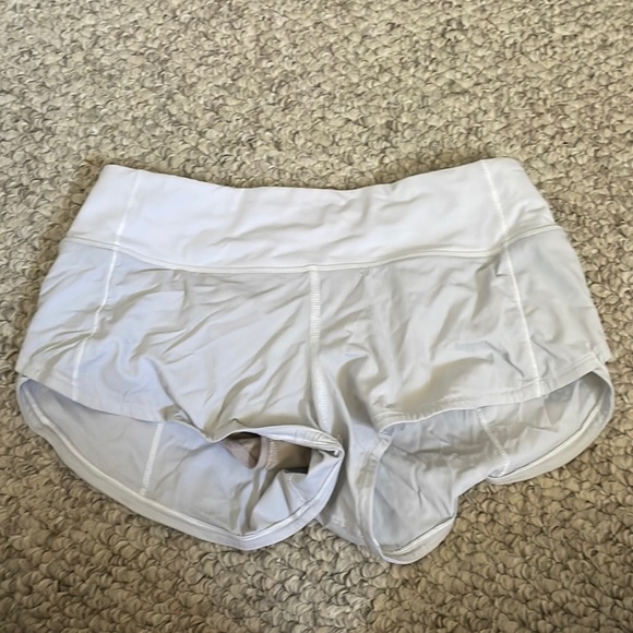 lululemon athletica Pants - Lululemon Speed Up Low Rise Shorts white